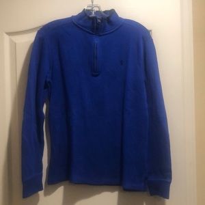 Boys Ralph Lauren Rib Cotton Quarter-Zip Pullover